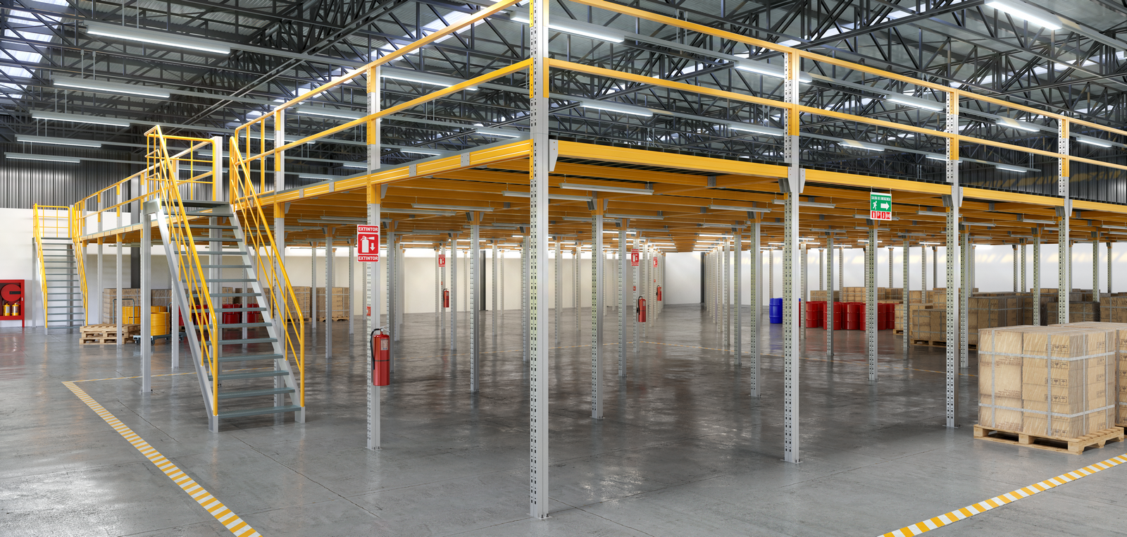 Sistema Mezzanine Industrial HJ